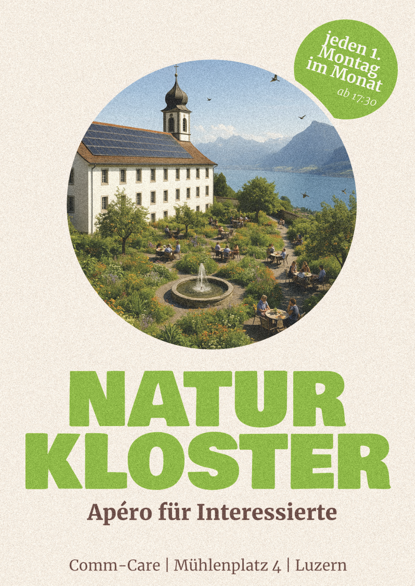flyer naturkloster apero